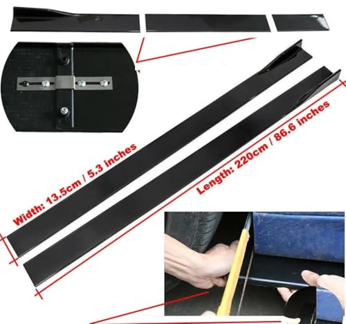 Faldon lateral universal de 2.2M tipo rocker panel protector para extension de bajos 3