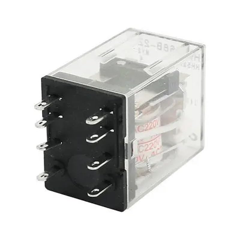 Relais de Puissance Électromagnétique DPDT HH52P 220V CA 8 Broches