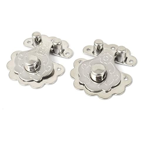Sourcing Map Antique Style Jewelry Box Latches Cover
