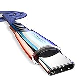 USB 2.0 Type C Cable [2 PACK/3.3FT],3.1A USB C Fast Charger,Durable Braided Armor Nylon Charging Cord for Samsung Galaxy S9 S8 Plus Note 8,LG V20 V30 G5 G6,Google Pixel XL,Nexus 5X/6P,Nintendo Switch