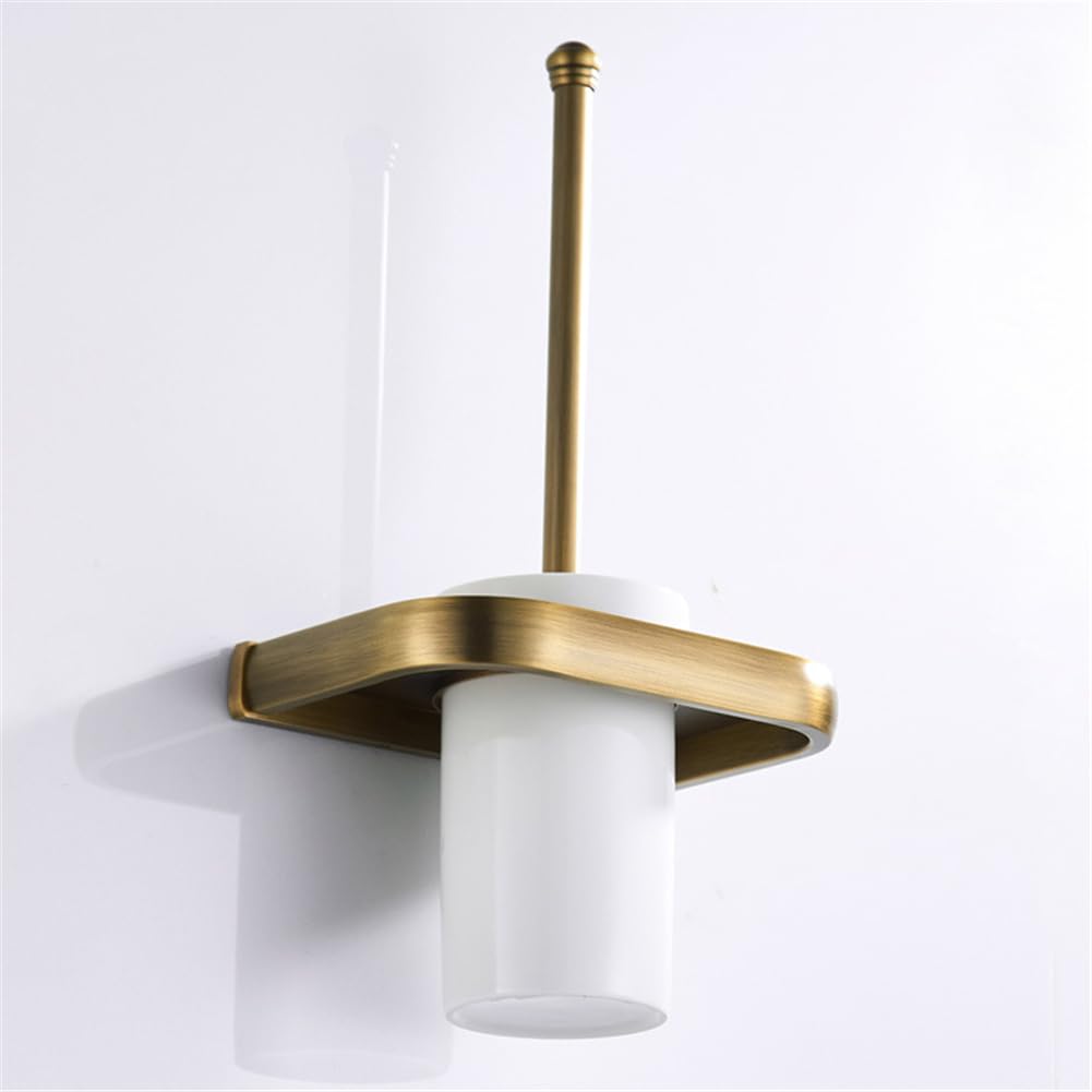 Toallero de Pared de latón Antiguo: Elegante Accesorio de baño con Acabado Cepillado. Diseño Que Ahorra Espacio para Toallas y artículos de baño.