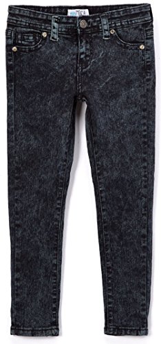 Image of ToBeInStyle Girl's Denim Easy Styling Classic Timeless Everyday Jeans Zip-Up Closure