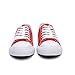 Canvas Shoes for Women Casual Low Top Red Sneakers Fashion Womens Tennis Shoes, Red, Size 10