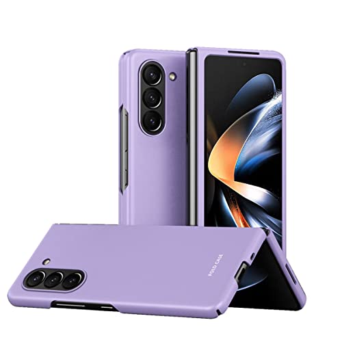 Custodia per Samsung Galaxy Z Fold 6 Cover Protettiva Pieghevole PC a Prova di Caduta Antiurto Protection per Z Fold 6.Viola rigido