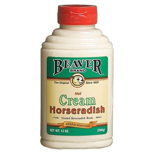 BEAVER Brand Cream Style Horseradish 12 OZ Squeezable Bottle (Pack of 2)