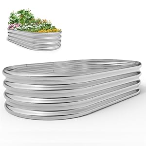 Gadi Verzinktes Metall Hochbeet-Kit für Außenbereich