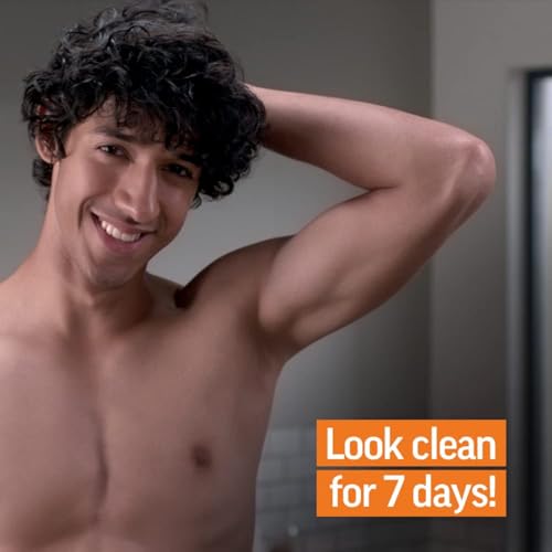 Image of Veet Hair Removal Cream for Men, Normal Skin - 50g | No Risk of Cuts | Dermatologically Tested | Leaves Skin Hydrated For Up to 24Hrs | Works in just 3 mins