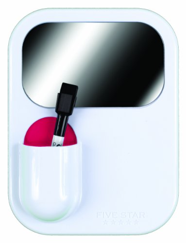 Five Star Locker Accessories, Combo Dry Erase Board and Mirror, 6
