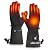 Heated Glove Liners Men Women,Rechargeable Battery Heated Motorcycle Ski Snow Warmer Gloves (M/L)