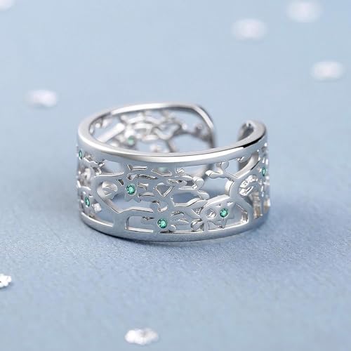 Bague ouverte ajustable en cuivre plaqué or, finis les problèmes de taille - 6
