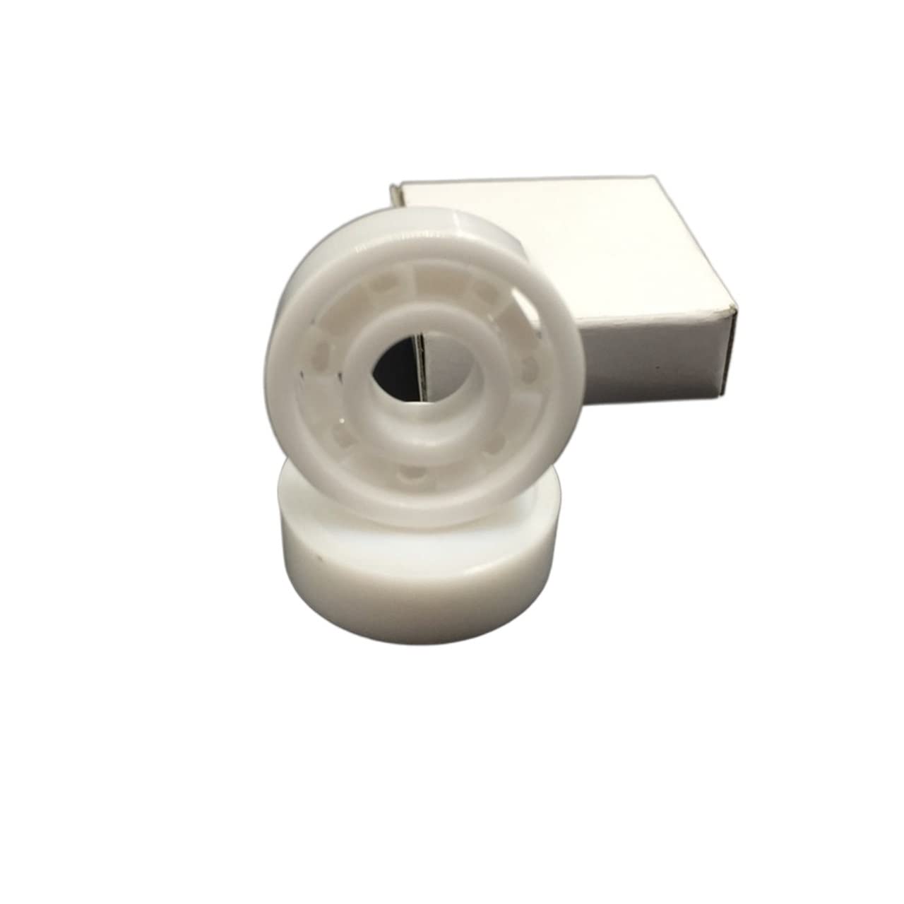 ZrO2/Si3n4 Full Ceramic 608-2rs Bearings Abec-11 Roller Skates Speed Skating Skateboard Spinner Bearing 608 DINGGUANGHE (Color : 2pcs Zro2 608)