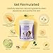 HICC PET Ear Cleaner Wipes for Dogs & Cats, Vet-Recommended Dog Ear Infection Treatment to Relief Itching & Inflammation, Remove Wax, Dirt & Stop Smelly, Cleaning Deodorizing Wipes 100ct(Unscented)