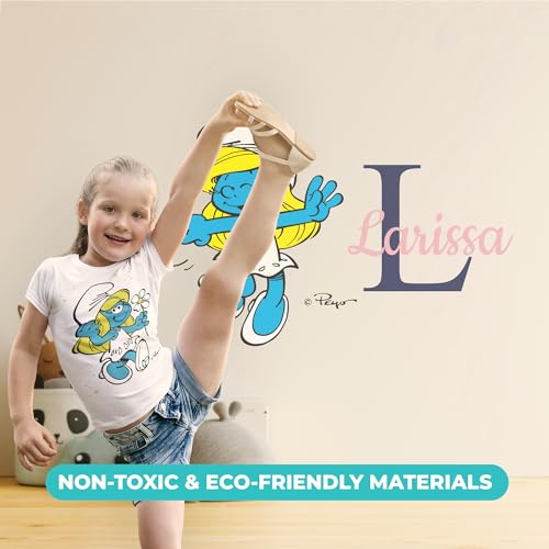 Vinilo decorativo personalizado Smurfette para pared miniatura 5