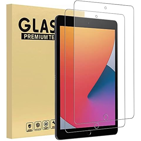 XunyLyee Compatible with iPad 10.2 inch Screen Protector (2021/2020 / 2019 Model, 9th / 8th / 7th Generation), for iPad 7th / 8th / 9th Gen Tempered Glass Film Anti-Scratch Cover