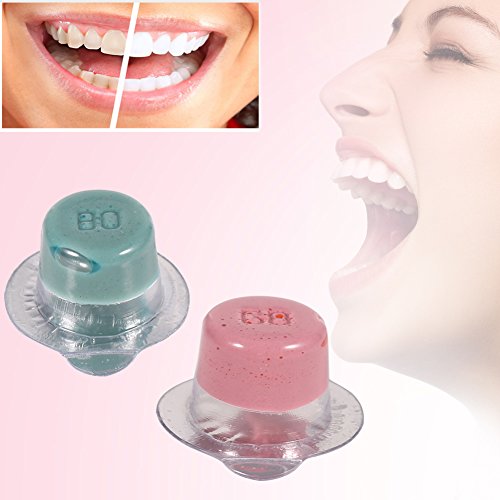 Dental Teeth Whitening Polishing Flavors Paste Cup 10 Whitener Tooth Treatments (Green) #TOP3