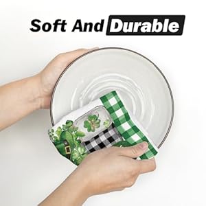 Artoidmodebuffaloplaidshamrockhatstpatricksdaykitchentowelsdishtowels18x26inchfarmhousespringdecorationhandtowelssetof2 Urban Country Home Decor Artoid mode buffalo plaid shamrock hat st patricks day kitchen towels dish towels 18×26 inch farmhouse spring decoration hand towels set of 2 urban country home decor