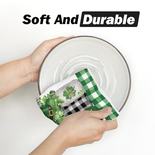 Artoidmodebuffaloplaidshamrockhatstpatricksdaykitchentowelsdishtowels18x26inchfarmhousespringdecorationhandtowelssetof2 Urban Country Home Decor Artoid mode buffalo plaid shamrock hat st patricks day kitchen towels dish towels 18×26 inch farmhouse spring decoration hand towels set of 2 urban country home decor