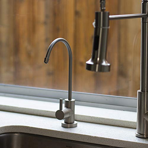 Nu Aqua Brushed Satin Nickel Designer Reverse Osmosis Faucet #TOP1