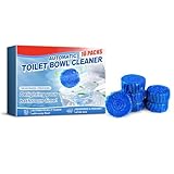 Cleaning Block WC,Detersivo Bagno,Anticalcare per Cassetta,Pastiglie Effervescenti per la Pulizia del WC,Pulizia Efficace Di,Freschezza Igiene Duratura,Rimuove Calcare Odori Sgradevoli,10 Pezzi