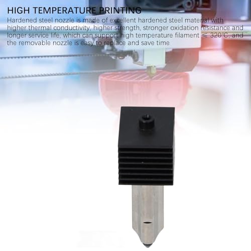 Hotend do Lab A1 / A1 Mini, Wysokotemperaturowa Drukarka 3D Hotend do Akcesoriów do Drukarek 3D Lab, Instalacja Magnetyczna (0,4 mm)