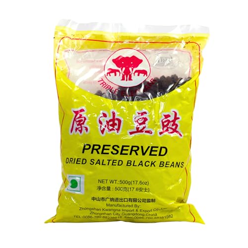 Triple Elephant Preserved Dried Salted Black Beans-500g