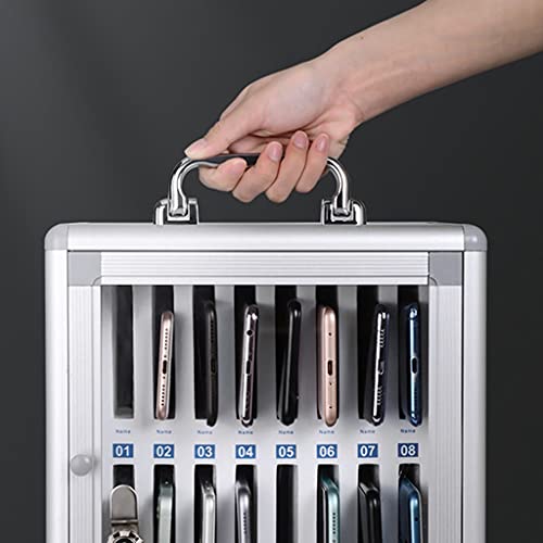 Boîte de stockage pour clés de secours RLKHXBS grand modèle argenté