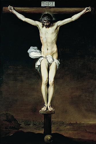 Impression d'affiches Christ en croix d'Alonso Cano Toile 60x90cm