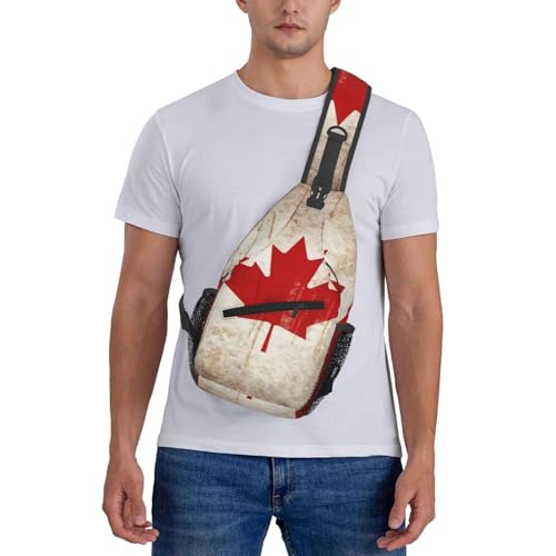 Bolso cruzado diagonal para hombro con bandera de Canadá miniatura 7