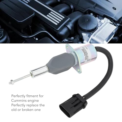 Électrovanne d'arrêt de carburant 12V haute précision avec boîtier métallique anticollision