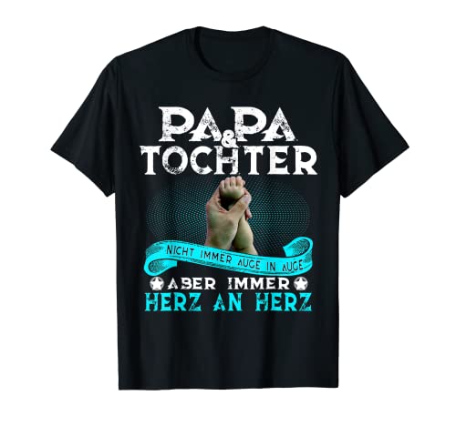 Papa & Tochter Heart on Heart Partner Look Birthday T-Shirt