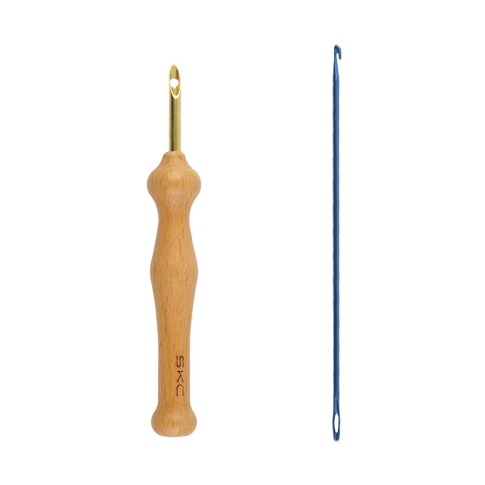 Jazuaiao Embroidery Pen Felting Hooking Threader Needle Embroidery Tools Needle Stitching Rug Yarn Handicraft Supplies