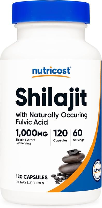 Evorina Shilajit Capsules (1,000 mg Per Serving) (120 Capsules) - Shilajit Extract with Naturally Occuring Fulvic Acid, 60 Servings, Gluten Free, Non-GMO, Vegan Friendly Dietary Supplement | High Strength Herbal Supplement | Clean Label Ayurvedic Wellness-image-42