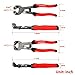 Goldblatt 2 Piece Glass Tile Nippers Set - Heavy Duty Wheeled Glass Mosaic Nipper & Hd Ceramic Tile Nipper, Tile Cutter Pliers Soft-grip Handle - Shapping Plier, Nipper Cutting Tools, Stone, Metal