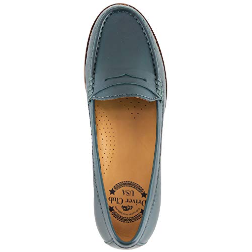 Image of Womens Casual Genuine Leather Comfortable Lightweight Driving Moaccasins Classic Fashion Penny Slip On Ladies Driving Loafer Flat Shoes