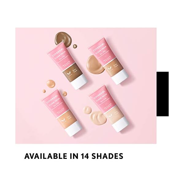 COVERGIRL, Clean Fresh Skin Milk Foundation, Light/Medium, 1 Count (packaging may vary)