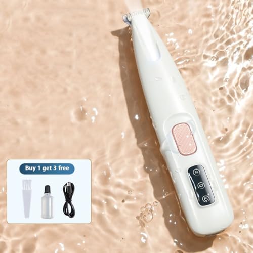 Hi.FANCY Dispositivo de barbear elétrico para cães - iluminação LED, baixo ruído, barbear elétrico s