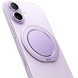 andobil [2026 Ultra-Thin] Magnetic Phone Grip for MagSafe [360° Rotate] Magnetic Cell Phone Ring Holder & Kickstand for MagSafe Accessories & iPhone 17 Air 16 Pro Max Plus 15 14 13 12, Purple