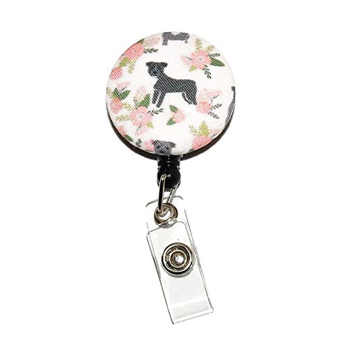 Pit Bull Badge Reel Holder Retractable for Work ID or Key Card