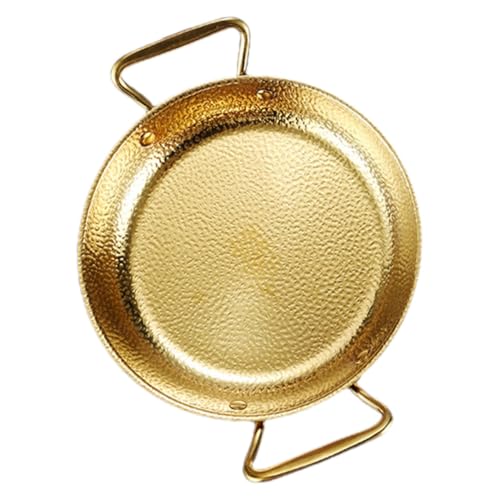 Mikikit Plato de Acero Inoxidable para Sukiyaki Bandeja Redonda para Restaurante y Hogar Diseño Seguro y Duradero para Mariscos y Buffet
