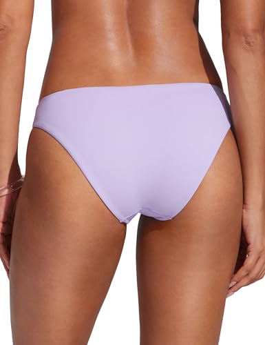 Image of CRZ YOGA Low Waisted Bikini Bottoms | Mid Cut Leg, Medium Bum Coverage, Full Lining, Swim, Bathing Suit Briefs for Women