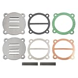 TONIXY 1 Set Metall-Ventilplatte für Ölfrei/Öl-Luftkompressor, 62 mm Loch zu Loch, Ersatzteil-Set für Reparaturen zu Hause