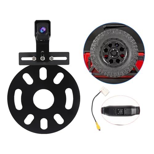 Adjustable Spare Tire Backup Camera for Jeep Wrangler JK 2007-2017 1080P HD