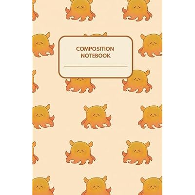 Cute Baby Octo Composition Notebook