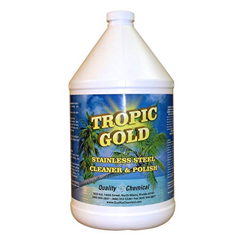 Limpiador y pulidor acero inoxidable Tropic Gold 128 oz miniatura 1