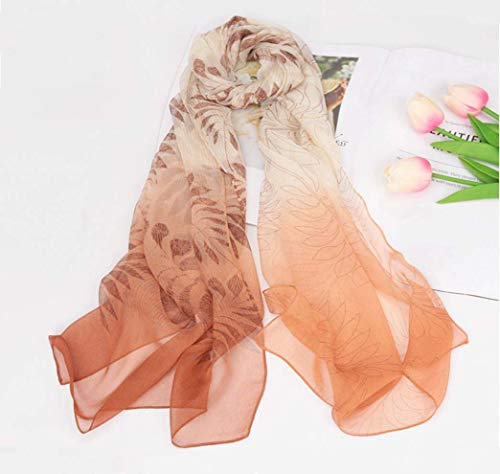 Image of Acotavie Scarfs for Women Lightweight Fashion Scarves Print Floral Pattern Scarf Shawl Wraps