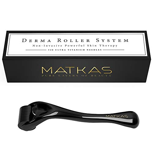 Matkas Derma Roller for Face 0.25mm, Increase Skin's Absorption of Serum and Moisturizer
