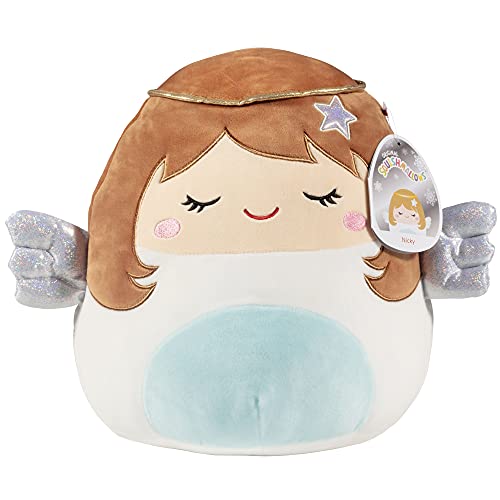 Squishmallow 12" Nicky The Angel - Official Kellytoy - Cute and Soft Plush Stuffed Animal Toy - Great Gift for Kids