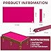 iEsstros 8.5 ft Pool Table Felt and Bumper Kit for Billiard Cloth with Pool Table Bumpers and Cushions Facing, 6 Pcs Cloth Strips and Staple Remover-Hot Pink