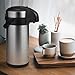 VONDIOR Airpot Coffee Dispenser with Pump - 176 oz Insulated Stainless Steel Coffee Carafe - Thermal Beverage Dispenser - Coffee Urn for Hot/Cold Water, Party Chocolate Drinks