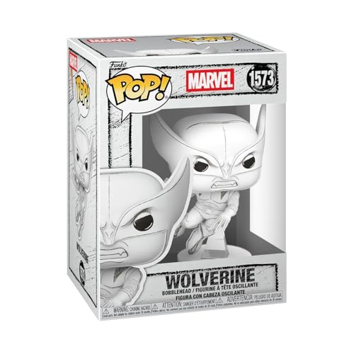 Funko Pop! Marvel: Marvel Sketched - Wolverine - X-Men - Collectable Vinyl Figure - Gift Idea - Official Merchandise - Toys for Kids & Adults - Comic Fans - Model Figure for Collectors and Display